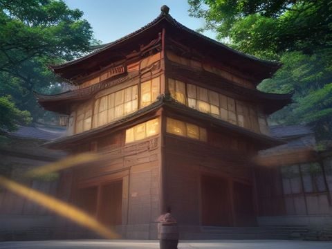 书架上整齐排列的中国古典文学研究著作，线装书与现代学术专著并列，营造深厚学术氛围，体现潘金莲研究的深厚文献积累