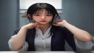 女性主义视角解读潘金莲直播预告封面，蓝色渐变背景配现代字体，学术讲座风格